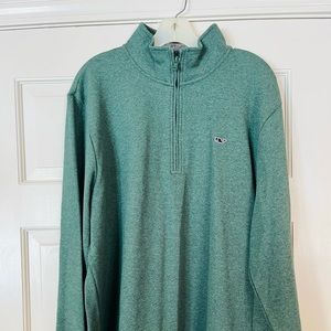 Vineyard Vines Performance Men’s Green Quarter Zip